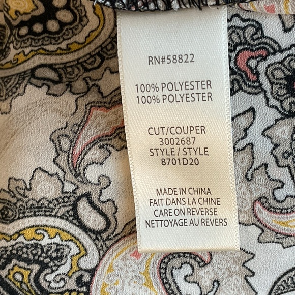 ***Max Studio*** Boho Open Kimono Paisley coverup . - Picture 8 of 8